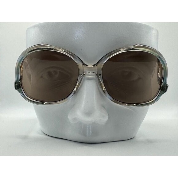 NEW Vintage Oversize Sunglasses | Non RX | Drop Temple Style | 1970s | USA Made - Picture 2 of 8